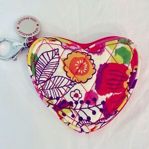 Vera Bradley sweetheart coin purse clementine Floral 🩷🌺
